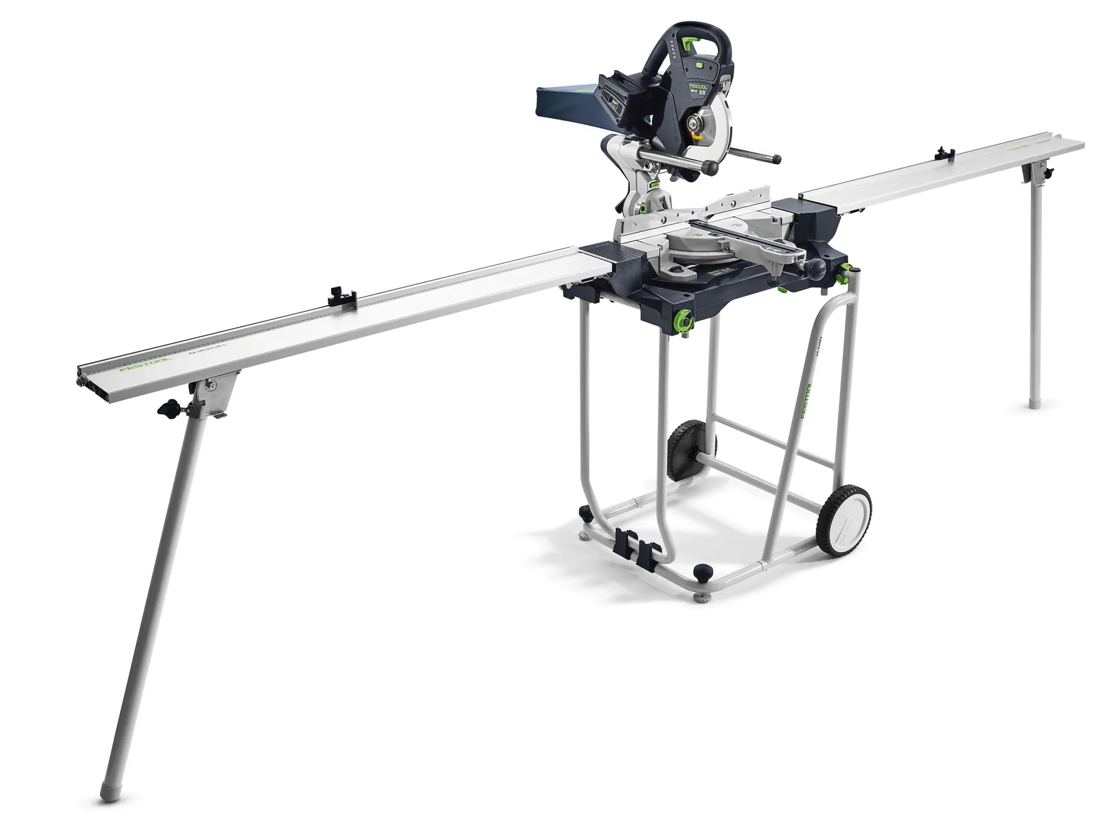 Ferăstrău circular staţionar cu sanie de glisare cu acumulator KAPEX KSC 60 EB-Basic-Set-UG
