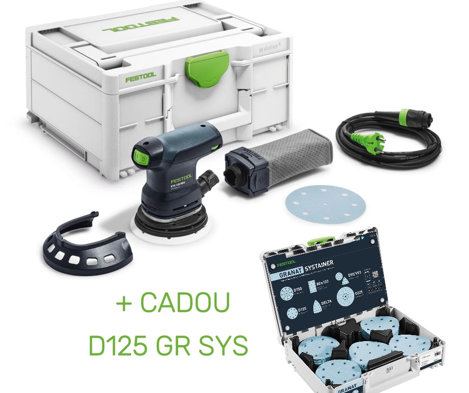 Slefuitor cu excentric ETS 125 REQ GR-SYS P