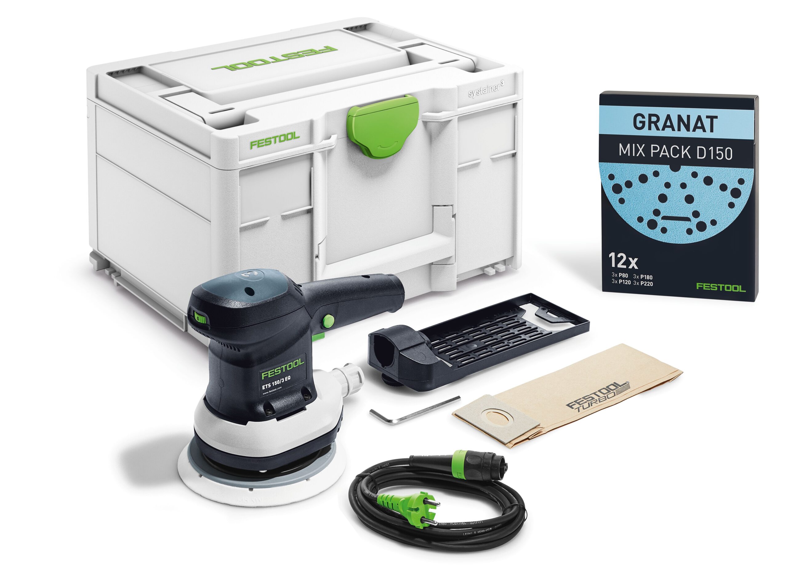 Slefuitor cu excentric ETS 150/3 EQ-Plus