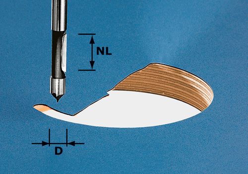 Freză burghiu HW S8 D8/19