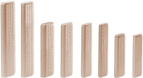 Cepuri din lemn de fag DOMINO D 8×100/150 BU