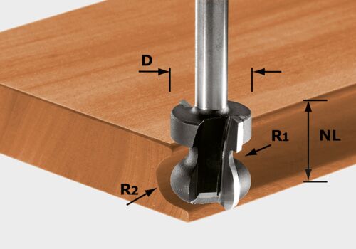 Freză pentru prindere HW S8 D22/16/R2,5+6