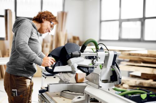 Ferastrau circular stationar cu sanie de glisare KAPEX KS 120 REB