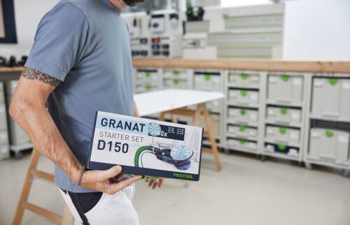 Abrazive Granat D150 GR-Set
